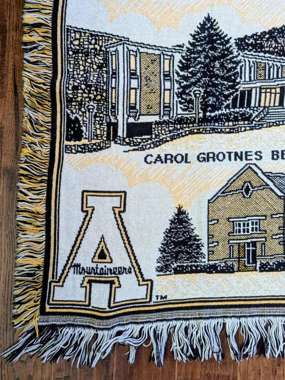 Appalachian State University ASU Woven Tapestry Throw Blanket 48x62